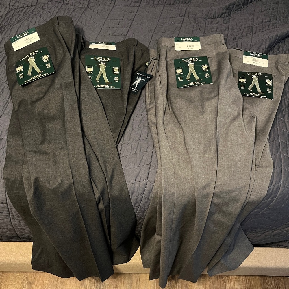 Ralph Lauren Classic Fit Slacks - 4 items